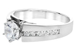Allison Kaufman Diamond Engagement Ring Semi-Mount in 14K White Gold, 0.27 ctw (L7434), alternate view