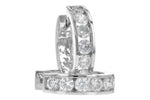 Allison Kaufman Diamond Earrings in 14K White Gold, 2.00 ctw (ER100-2), alternate view
