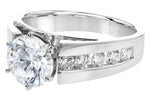 Allison Kaufman Diamond Engagement Ring Semi-Mount in 14K White Gold, 0.76 ctw, alternate view