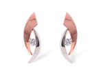 Allison Kaufman Diamond Earrings in 14K Rose Gold, 0.14 ctw (E1370)