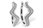 Allison Kaufman Diamond Earrings in 14K White Gold, 0.40 ctw (E2328)