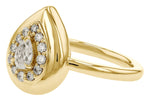 Allison Kaufman Diamond Ring in 14K Yellow Gold, 0.36 ctw, alternate view