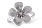 Allison Kaufman Diamond Ring in 14K White Gold, 0.03 ctw (D5195)
