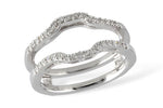 Allison Kaufman Diamond Ring Guard in 14K White Gold, 0.28 ctw (X16551)