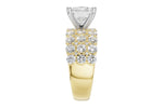 Allison Kaufman Diamond Engagement Ring Semi-Mount in 14K Yellow Gold, 2.44 ctw, alternate view