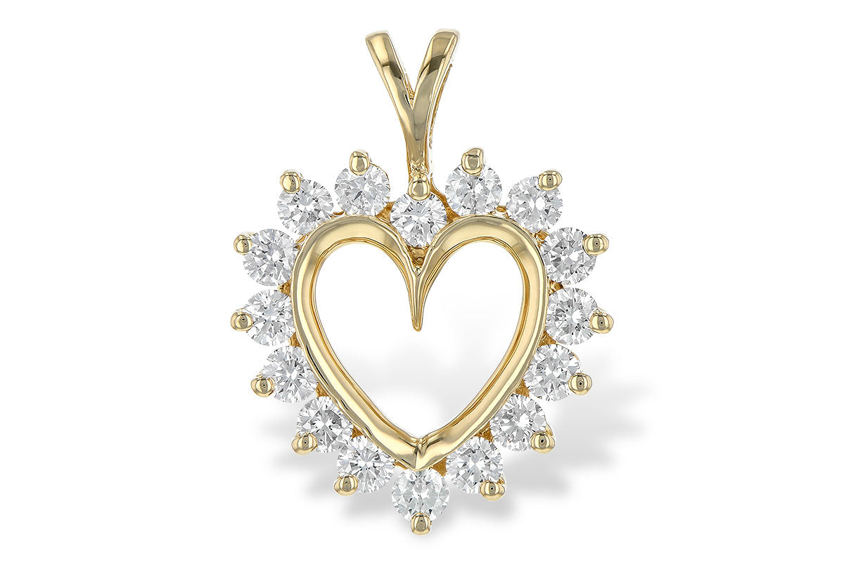 Allison Kaufman Diamond Pendant in 14K Yellow Gold, 0.90 ctw