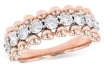 Allison Kaufman Diamond Wedding Band in 14K Rose Gold, 0.40 ctw