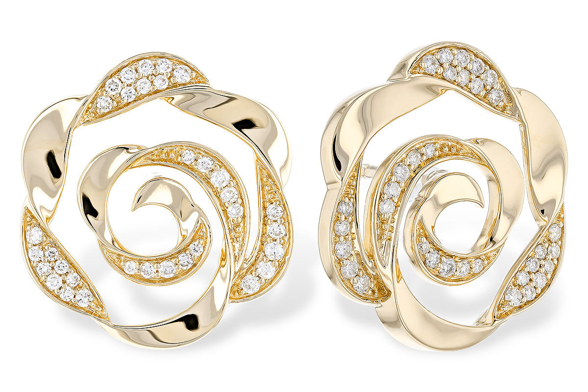Allison Kaufman Diamond Earrings in 14K Yellow Gold, 0.25 ctw (E2159)