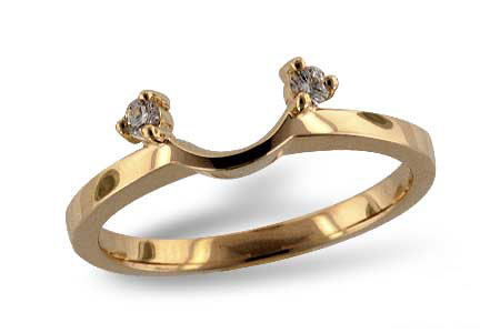 Allison Kaufman Diamond Band Enhancer in 14K Yellow Gold, 0.07 ctw