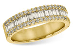 Allison Kaufman Baguette Diamond Wedding Band in 14K Yellow Gold, 0.90 ctw
