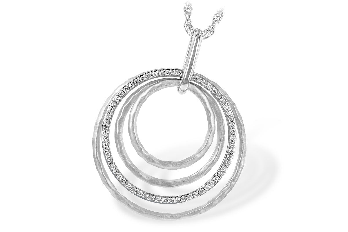Allison Kaufman Diamond Necklace in 14K White Gold, 0.22 ctw