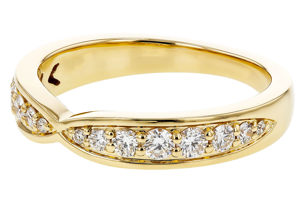 Allison Kaufman Diamond Band Enhancer in 14K Yellow Gold, 0.50 ctw, alternate view