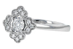 Allison Kaufman Diamond Ring in 14K White Gold, 0.24 ctw (D5755), alternate view