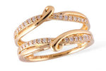 Allison Kaufman Diamond Ring Guard in 14K Yellow Gold, 0.23 ctw (W2063)