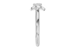 Allison Kaufman Diamond Engagement Ring Semi-Mount in 14K White Gold, 0.25 ctw (L7934), alternate view