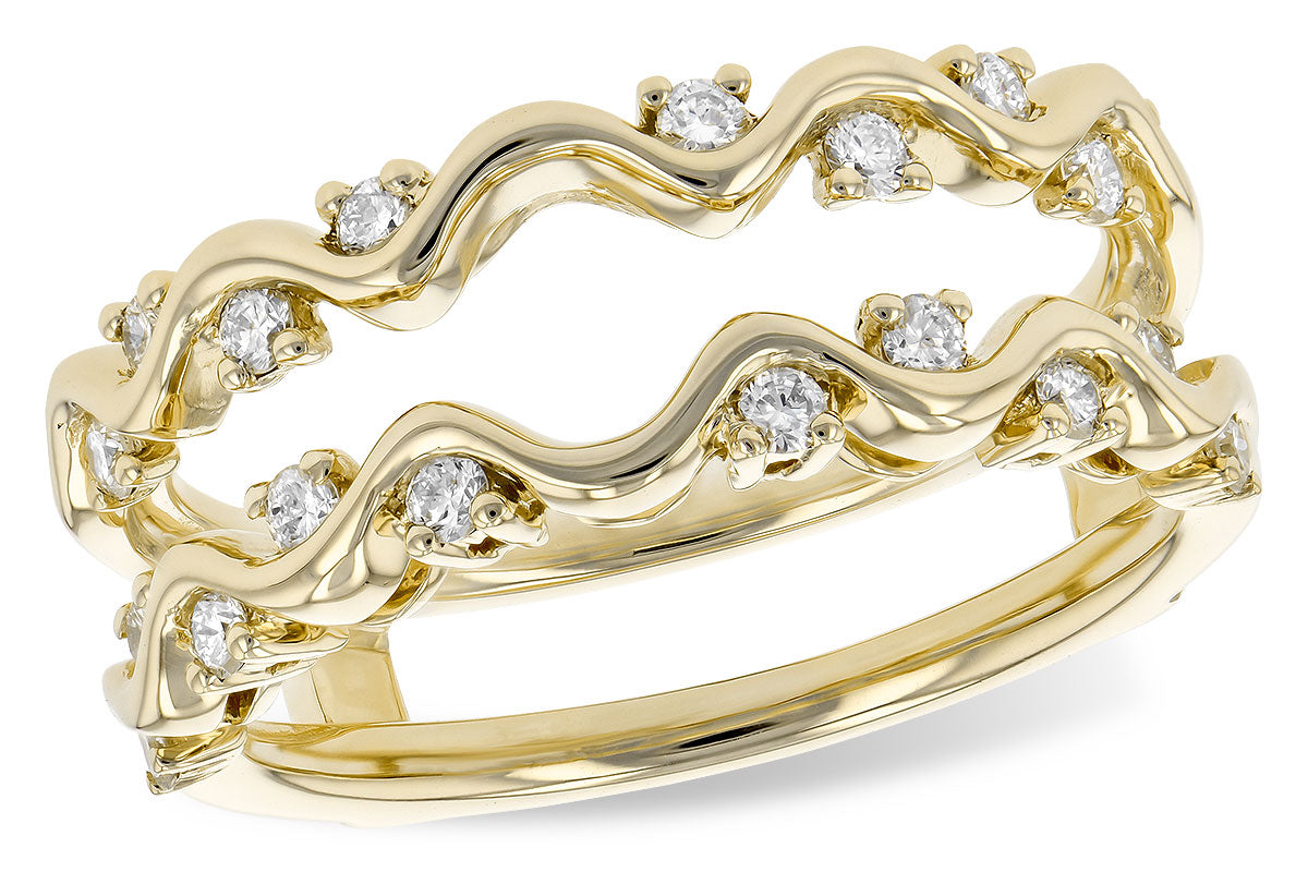 Allison Kaufman Diamond Ring Guard in 14K Yellow Gold, 0.32 ctw (W2376)