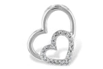Allison Kaufman Diamond Pendant in 14K White Gold, 0.07 ctw