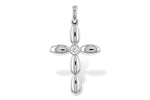 Allison Kaufman Diamond Pendant in 14K White Gold, 0.04 ctw