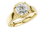 Allison Kaufman Engagement Ring Semi-Mount in 14K Yellow Gold (L7922)