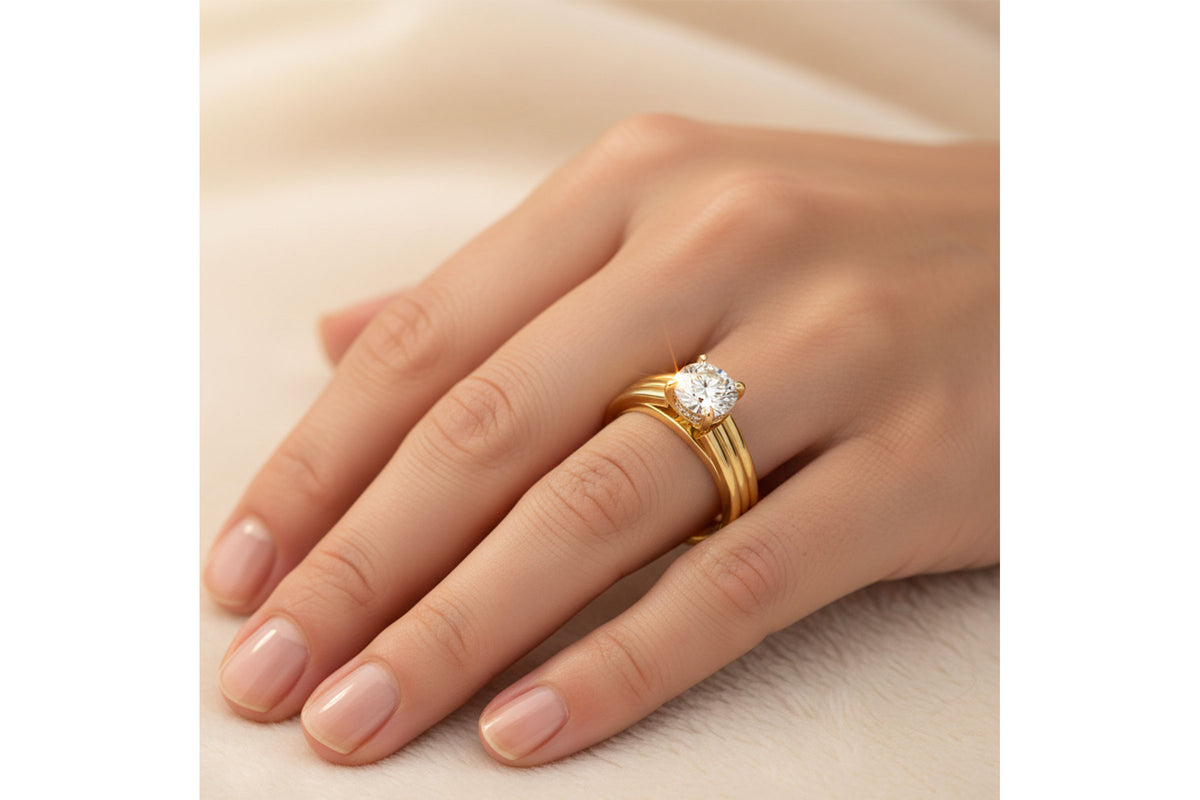 Allison Kaufman Diamond Engagement Ring Semi-Mount in 14K White Gold, 0.04 ctw (L7919), alternate view
