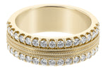 Allison Kaufman Diamond Wedding Band in 14K Yellow Gold, 0.68 ctw, alternate view