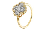 Allison Kaufman Diamond Ring in 14K Yellow Gold, 0.32 ctw, alternate view