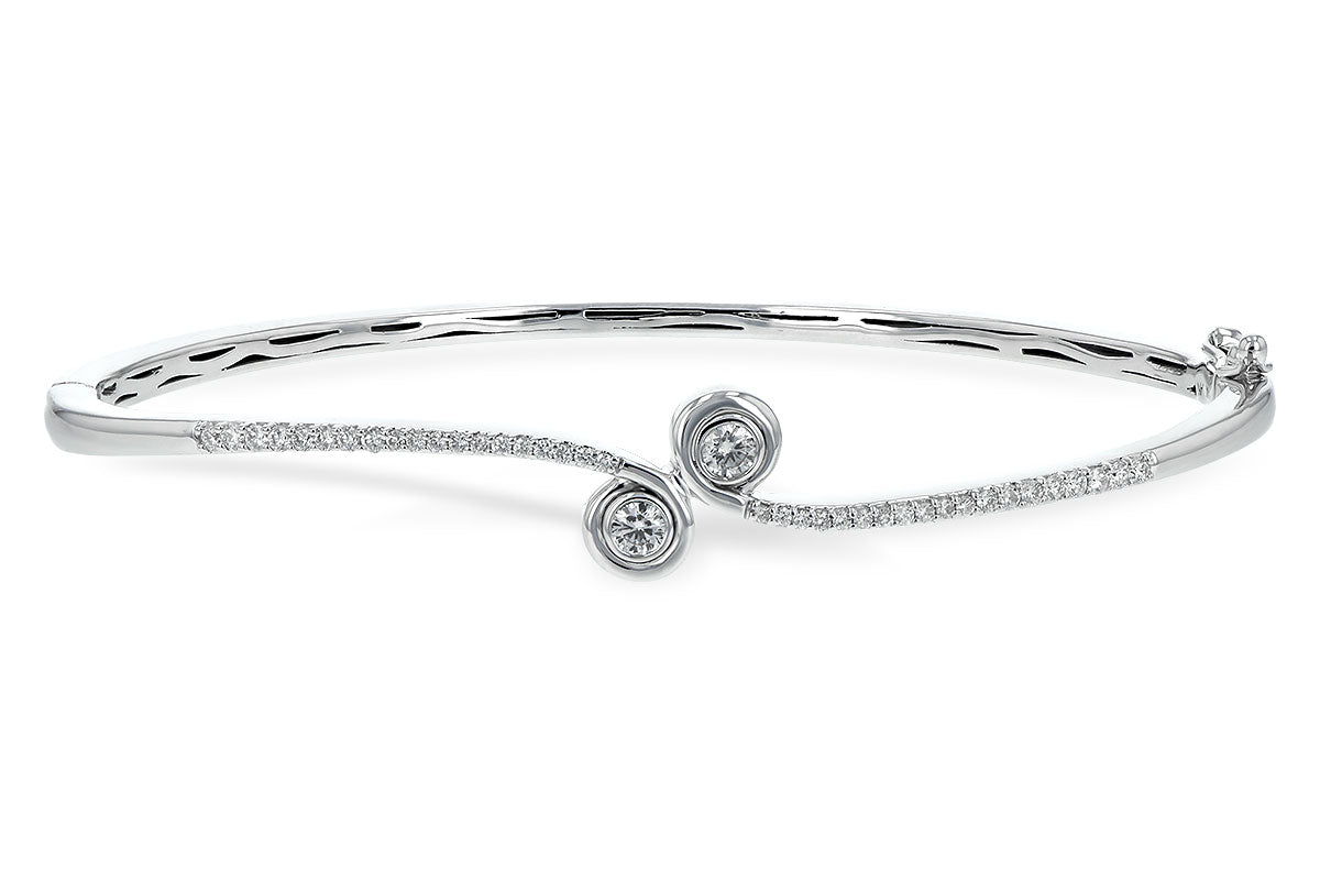 Allison Kaufman Diamond Bracelet in 14K White Gold, 0.42 ctw