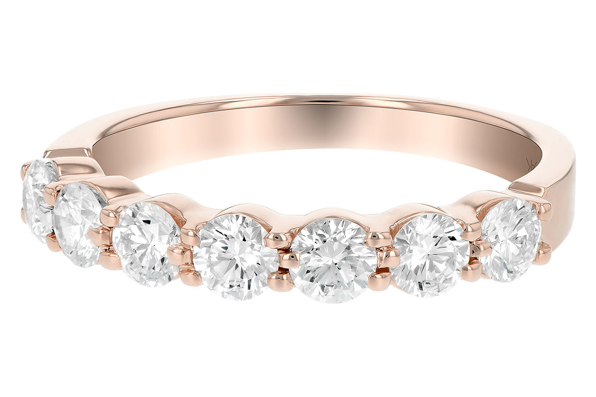 Allison Kaufman Diamond Wedding Band in 14K Rose Gold, 1.00 ctw (WR114-1), alternate view