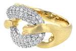 Allison Kaufman Diamond Ring in 14K Yellow & White Gold, 0.90 ctw, alternate view