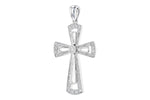 Allison Kaufman Diamond Pendant in 14K White Gold, 0.15 ctw, alternate view