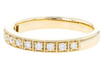 Allison Kaufman Diamond Wedding Band in 14K Yellow Gold, 0.23 ctw, alternate view