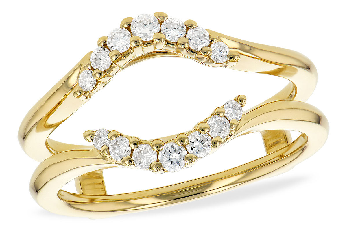 Allison Kaufman Diamond Ring Guard in 14K Yellow Gold, 0.24 ctw (W2153)