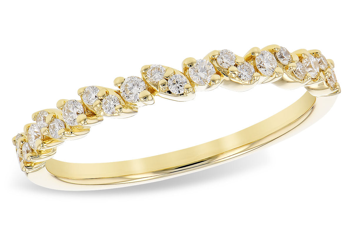 Allison Kaufman Diamond Wedding Band in 14K Yellow Gold, 0.25 ctw (L7826-2)