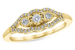 Allison Kaufman Diamond Wedding Band in 14K Yellow Gold, 0.25 ctw (D5810)