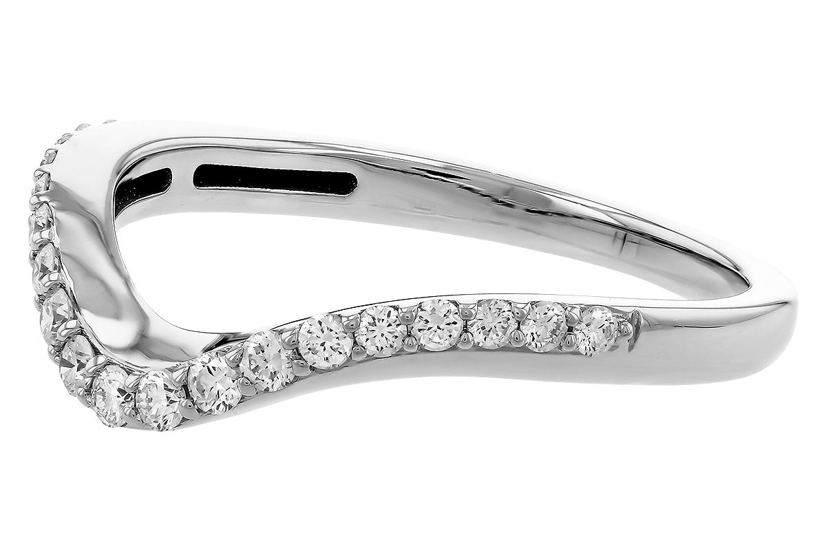 Allison Kaufman Diamond Band Enhancer in 14K White Gold, 0.25 ctw (W2668), alternate view