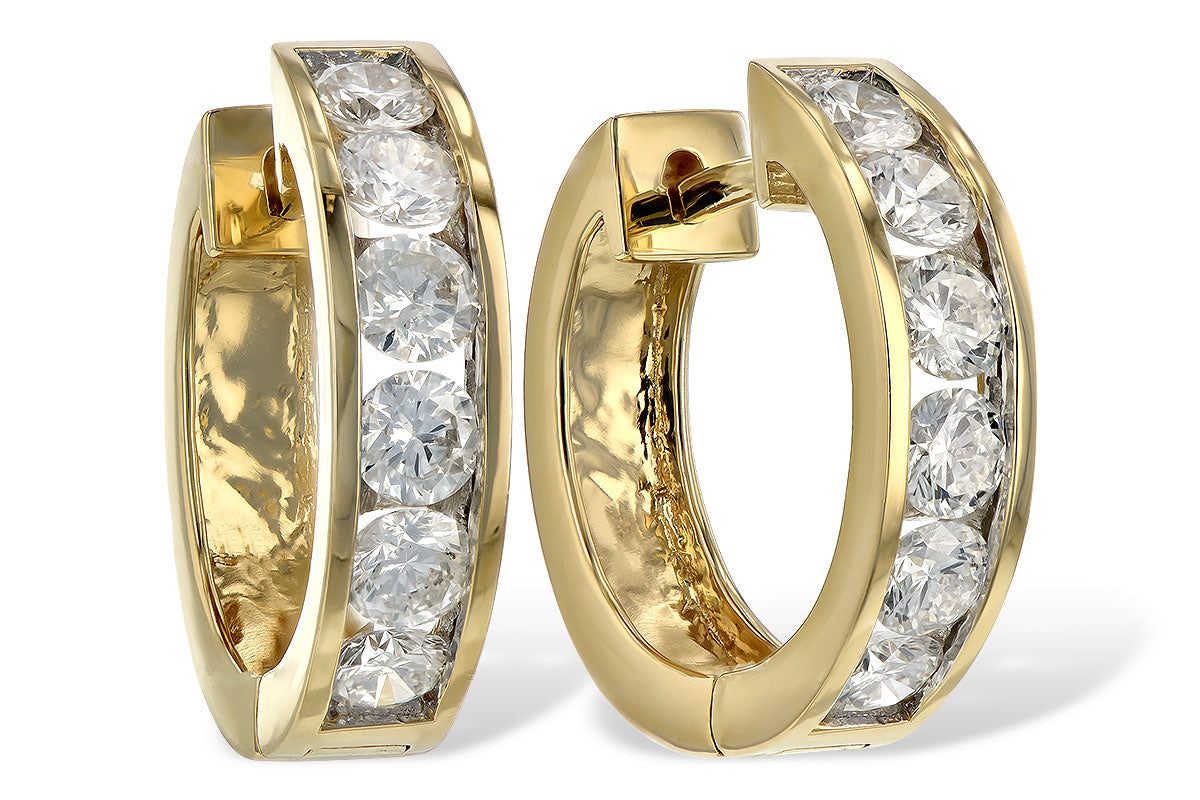 Allison Kaufman Diamond Earrings in 14K Yellow Gold, 2.00 ctw (ER100-2)