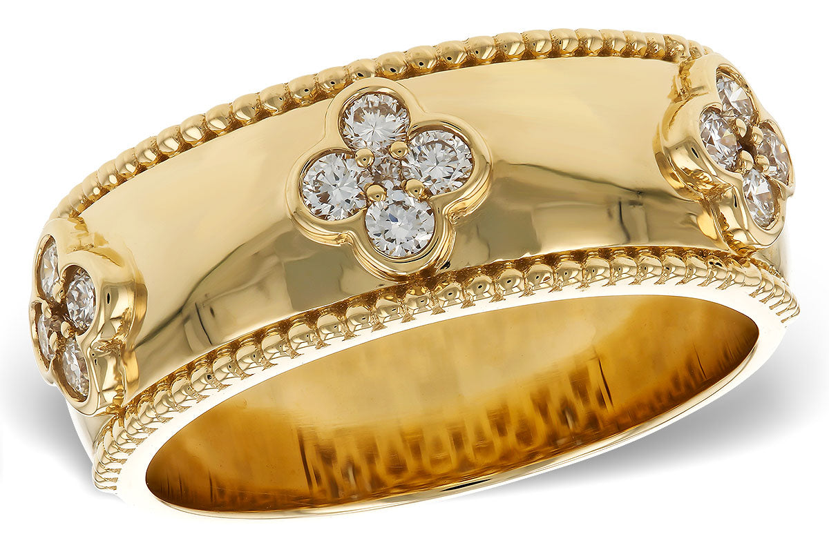 Allison Kaufman Diamond Wedding Band in 14K Yellow Gold, 0.35 ctw (W2676)