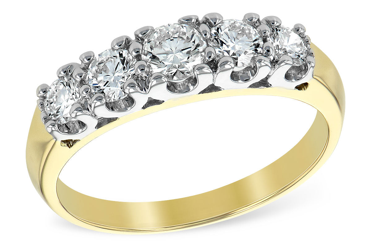 Allison Kaufman Diamond Wedding Band in 14K Yellow Gold, 0.75 ctw (WR062-75)