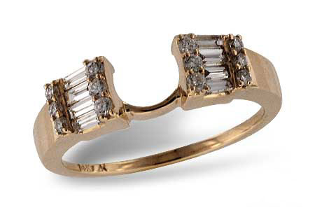Allison Kaufman Baguette Diamond Band Enhancer in 14K Yellow Gold, 0.37 ctw