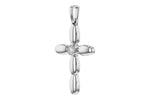 Allison Kaufman Diamond Pendant in 14K White Gold, 0.04 ctw, alternate view