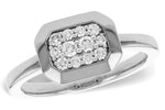 Allison Kaufman Diamond Ring in 14K White Gold, 0.25 ctw (D6050)