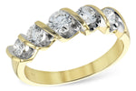 Allison Kaufman Diamond Wedding Band in 14K Yellow Gold, 0.75 ctw (WR115-75)