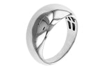 Allison Kaufman Wedding Band in 14K White Gold (W2665), alternate view