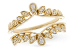 Allison Kaufman Diamond Ring Guard in 14K Yellow Gold, 0.25 ctw (W2493)
