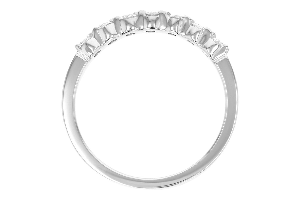 Allison Kaufman Diamond Wedding Band in 14K White Gold, 0.33 ctw (WR114-33), alternate view