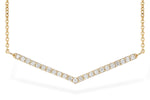 Allison Kaufman Diamond Necklace in 14K Yellow Gold, 0.19 ctw (N8128)