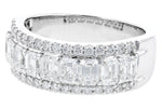 Allison Kaufman Diamond Wedding Band in 14K White Gold, 2.00 ctw (W2512), alternate view