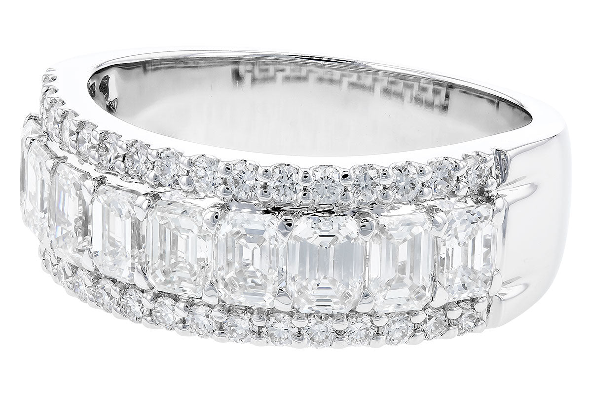Allison Kaufman Diamond Wedding Band in 14K White Gold, 2.00 ctw (W2512), alternate view