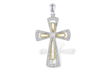 Allison Kaufman Diamond Pendant in 14K Two-Tone Gold, 0.15 ctw
