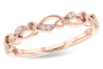 Allison Kaufman Diamond Wedding Band in 14K Rose Gold, 0.03 ctw